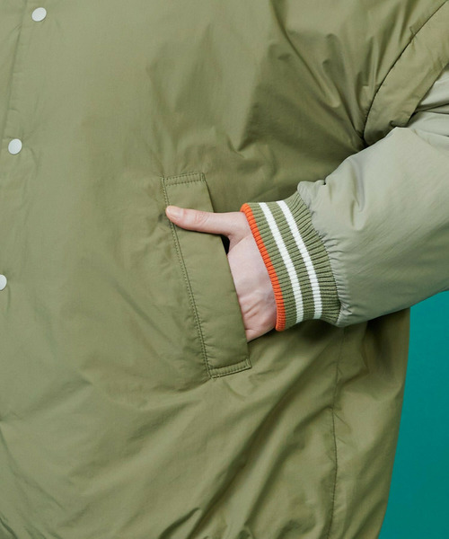 FRAPBOIS(フラボア)の「ツーウェイコート ブルゾン(ブルゾン・レディース・カーキ/ブラック・1/2)」の6枚目の写真