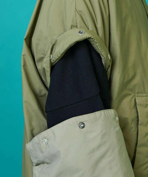 FRAPBOIS(フラボア)の「ツーウェイコート ブルゾン(ブルゾン・レディース・カーキ/ブラック・1/2)」の10枚目の写真