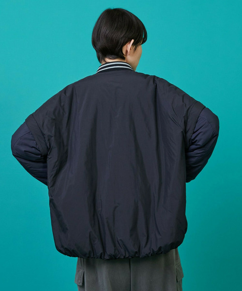 FRAPBOIS(フラボア)の「ツーウェイコート ブルゾン(ブルゾン・レディース・カーキ/ブラック・1/2)」の18枚目の写真