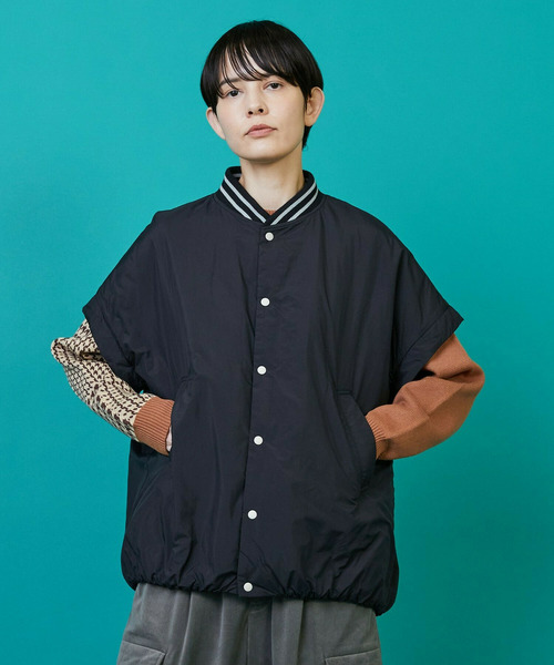 FRAPBOIS(フラボア)の「ツーウェイコート ブルゾン(ブルゾン・レディース・カーキ/ブラック・1/2)」の19枚目の写真