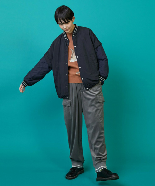 FRAPBOIS(フラボア)の「ツーウェイコート ブルゾン(ブルゾン・レディース・カーキ/ブラック・1/2)」の20枚目の写真