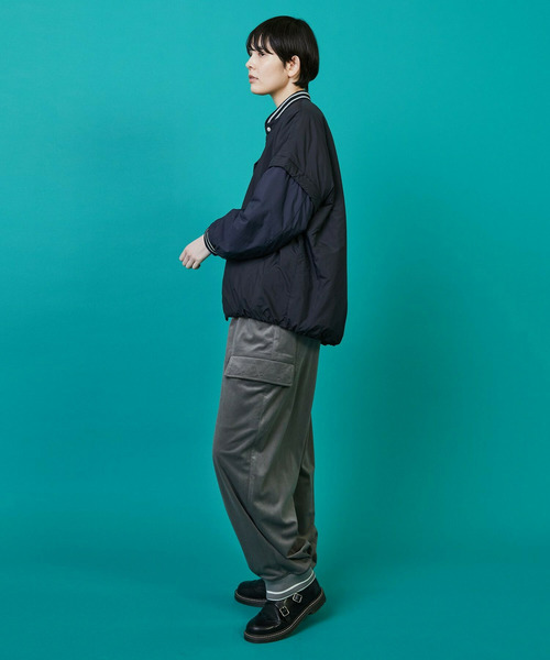 FRAPBOIS(フラボア)の「ツーウェイコート ブルゾン(ブルゾン・レディース・カーキ/ブラック・1/2)」の21枚目の写真