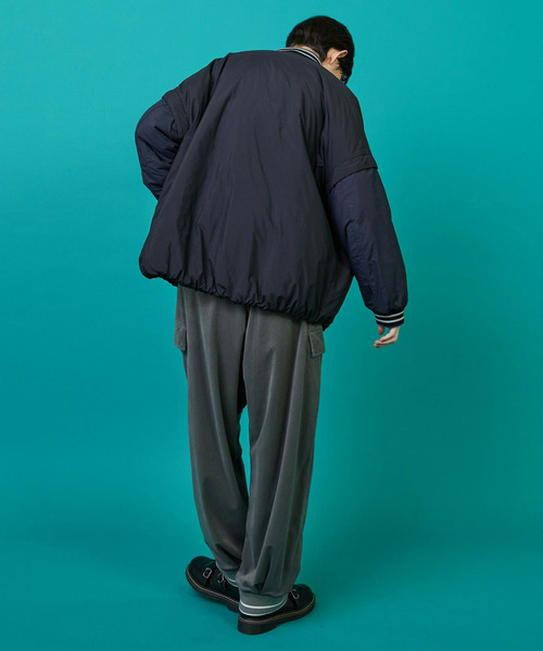 FRAPBOIS(フラボア)の「ツーウェイコート ブルゾン(ブルゾン・レディース・カーキ/ブラック・1/2)」の22枚目の写真