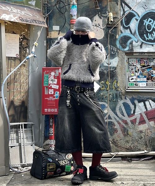 MandO（エムオー）（エムオー）の「ハイネックフェザートラックジャケット（ニット/セーター・メンズ・グレー/ブラック・LARGE/MEDIUM）」の10枚目の写真