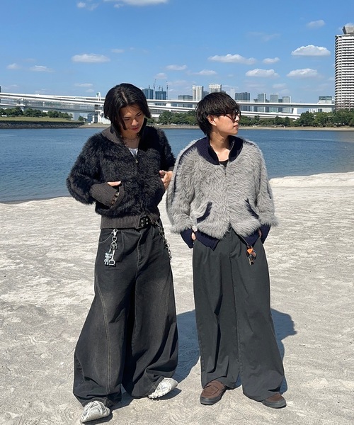 MandO（エムオー）（エムオー）の「ハイネックフェザートラックジャケット（ニット/セーター・メンズ・グレー/ブラック・LARGE/MEDIUM）」の19枚目の写真