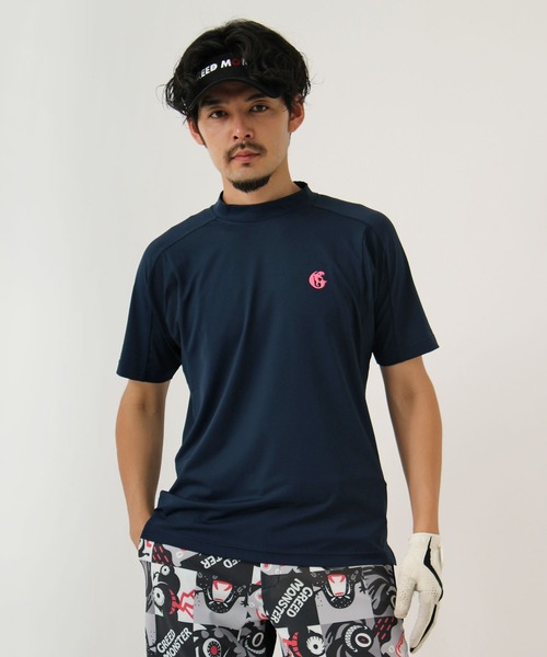 GREED MONSTER カラフルポロシャツ 新品未使用 GREED MONSTER/グリードモンスター】Back Line Print Short