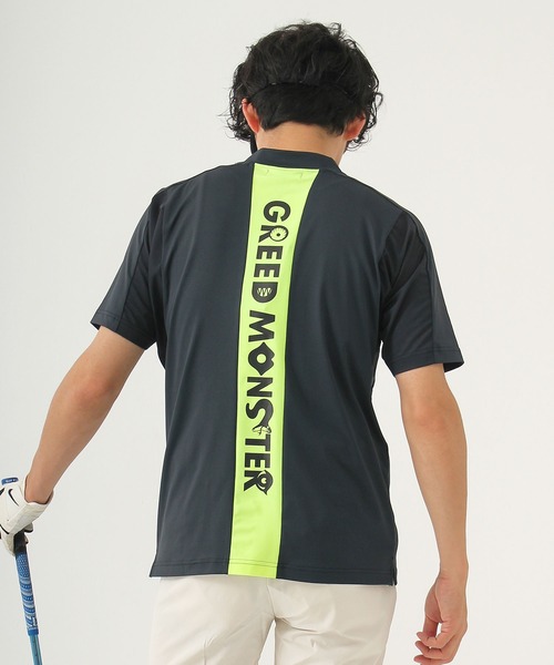 GREED MONSTER カラフルポロシャツ 新品未使用 GREED MONSTER】グリードモンスター Multi Pattern モックネック