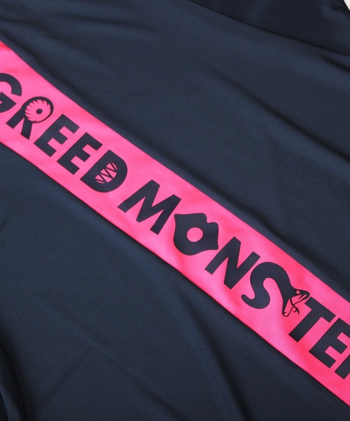 GREED MONSTER（グリードモンスター）の「【GREED MONSTER/グリードモンスター】Back Line Print Short-Sleeved Mock-Neck T-shirts(Made in Japan)/ゴルフウェア半袖モックネックT-シャツ（Tシャツ/カットソー・メンズ・ネイビー/ブラック・MEDIUM/LARGE/X-LARGE）」の16枚目の写真