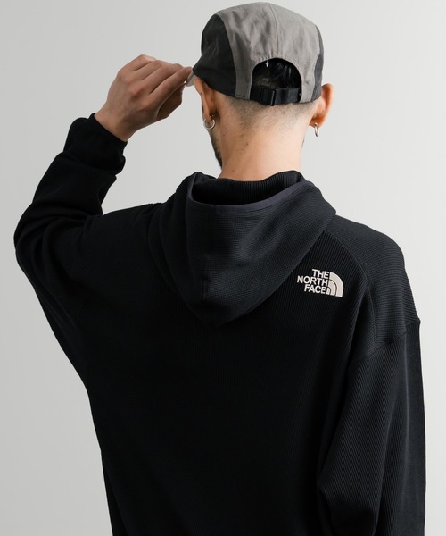 THE NORTH FACE（ザノースフェイス）の「日本未展開モデル THE NORTH FACE ザ・ノースフェイス WHITE LABEL ホワイトレーベル WAFFLE HOOD PULLOVER オーバーサイズワッフルミニボックスロゴ刺繍パーカー（パーカー・メンズ・杢グレー/ブラック/ホワイト・XL/L/M/S/XXL）」の10枚目の写真
