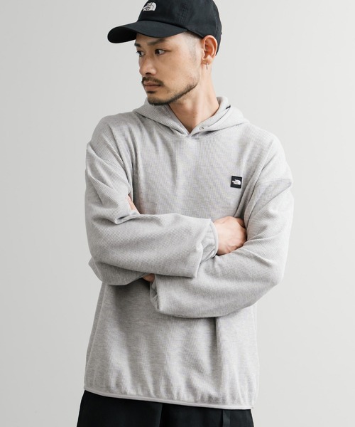 THE NORTH FACE（ザノースフェイス）の「日本未展開モデル THE NORTH FACE ザ・ノースフェイス WHITE LABEL ホワイトレーベル WAFFLE HOOD PULLOVER オーバーサイズワッフルミニボックスロゴ刺繍パーカー（パーカー・メンズ・杢グレー/ブラック/ホワイト・XL/L/M/S/XXL）」の16枚目の写真