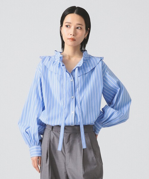 フリルカラー リボン ブラウス（シャツ/ブラウス）｜Ray BEAMS（レイ
