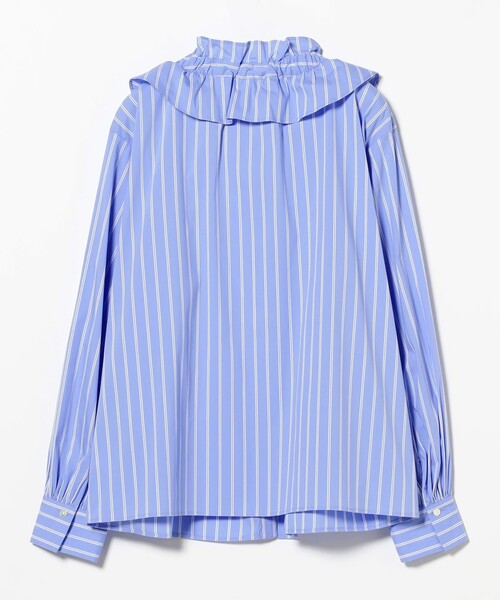 Ray BEAMS（レイビームス）の「フリルカラー リボン ブラウス（シャツ/ブラウス・レディース・ライトブルー/ホワイト・ONE SIZE）」の9枚目の写真