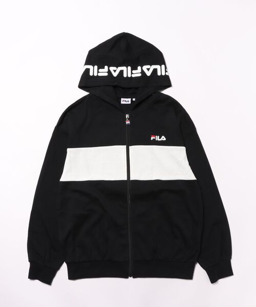 ☆FILA フード付きホワイトブルゾン☆ FILA/フィラ フード付きジャケット（その他アウター）｜FILA（フィラ