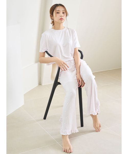 【新品】SNIDEL HOME ルームウェア SNIDEL HOME パジャマ ルームウェア 「接触冷感」オーバーサイズ