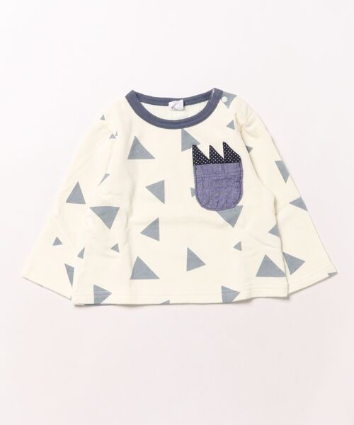 RAGMART（ラグマート）の「チーフモチーフトレーナー（スウェット・キッズ・パープル/グレー/ネイビー・90cm/70cm/80ｃｍ）」の2枚目の写真