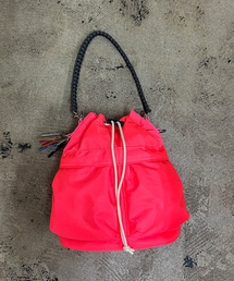 NOMINE（ノミネ）の「【cheek】kinchakucode 2WAY コードハンドル 巾着 トートバッグ（ショルダーバッグ）」