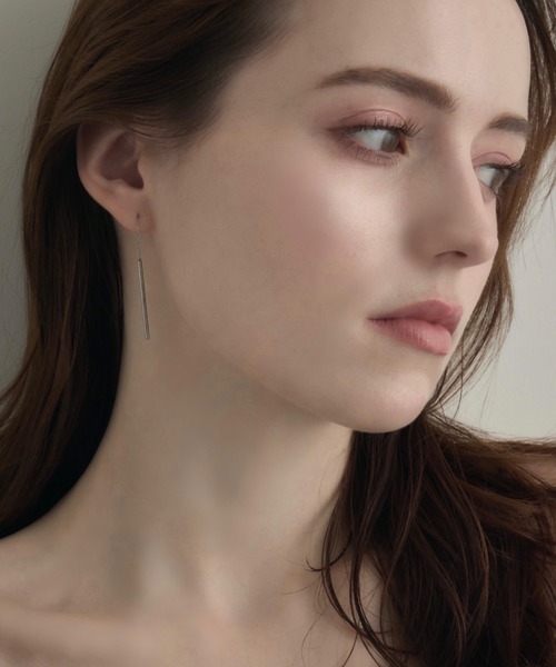 muku(ムク)の「AMERICAN PIERCE/CHAIN(ピアス(両耳用)・レディース・シルバー/ゴールド・FREE)」の3枚目の写真