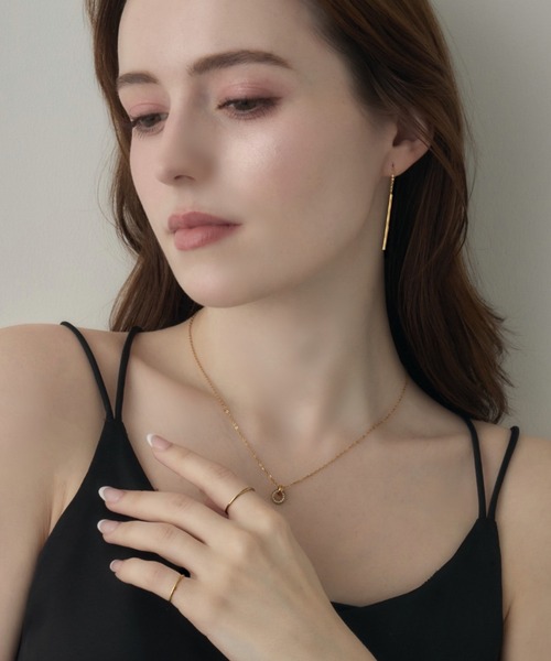 muku(ムク)の「AMERICAN PIERCE/CHAIN(ピアス(両耳用)・レディース・シルバー/ゴールド・FREE)」の6枚目の写真
