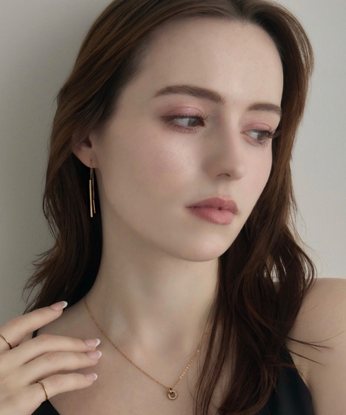 muku(ムク)の「AMERICAN PIERCE/CHAIN(ピアス(両耳用)・レディース・シルバー/ゴールド・FREE)」の5枚目の写真