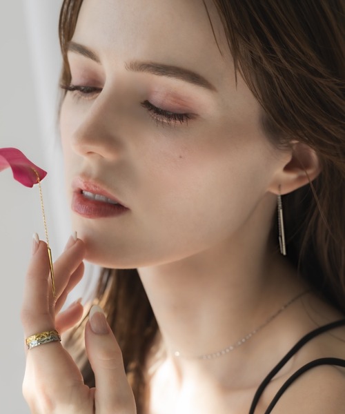muku(ムク)の「AMERICAN PIERCE/CHAIN(ピアス(両耳用)・レディース・シルバー/ゴールド・FREE)」の11枚目の写真