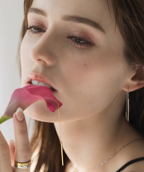 muku(ムク)の「AMERICAN PIERCE/CHAIN(ピアス(両耳用)・レディース・シルバー/ゴールド・FREE)」の13枚目の写真