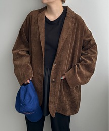 バスコ BASCO コーデュロイ ジャケット コート ブラウン 大きいサイズ HUGO BOSSブラウンMenジャケットーコート