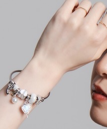 Os accessory（オズアクセサリー）の「Os　-オズ-　【金属アレルギー対応】ハートチャームブレスレット（ブレスレット・レディース）」