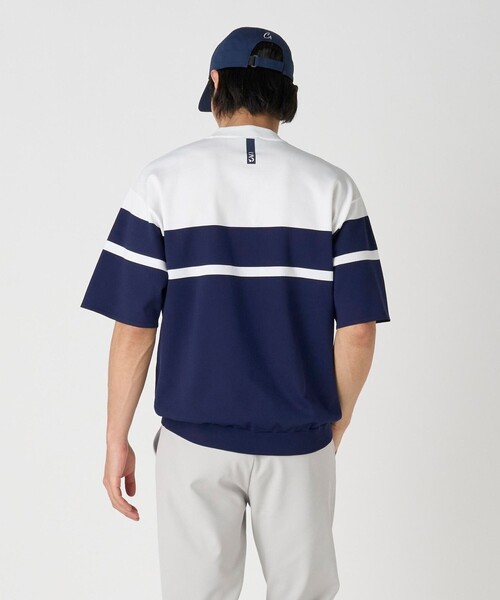 メンズ プレーティング モックネック（ニット/セーター