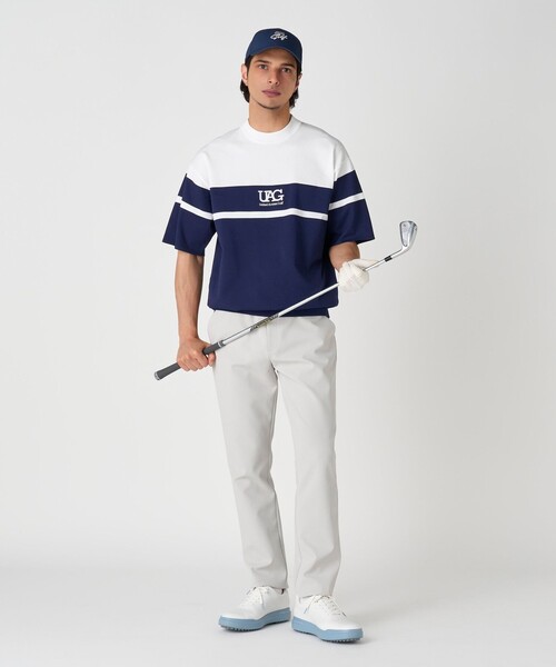 ユナイテッドアローズ　ゴルフ　モックネック メンズ メンズ スムース モックネック シャツ（Tシャツ/カットソー