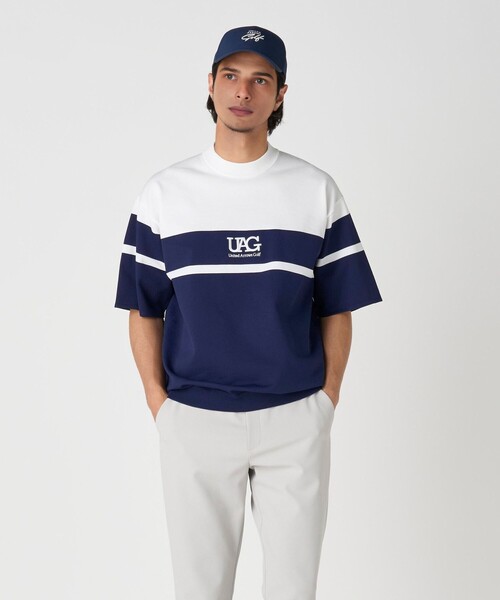 UNITED ARROWS - UNITED ARROWS GOLF ノースリーブ モックネック L ウィメンズ モックネック ポロシャツ