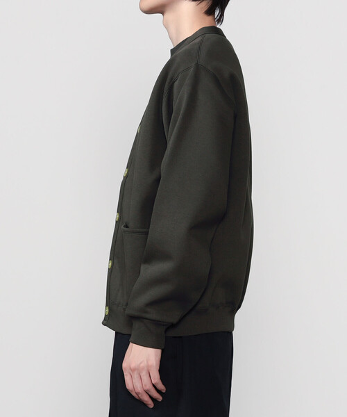 GYMPHLEX（ジムフレックス）の「Gymphlex | スウェット Vネックカーディガン MEN（カーディガン/ボレロ・メンズ・グレー/チャコール・L/M）」の11枚目の写真