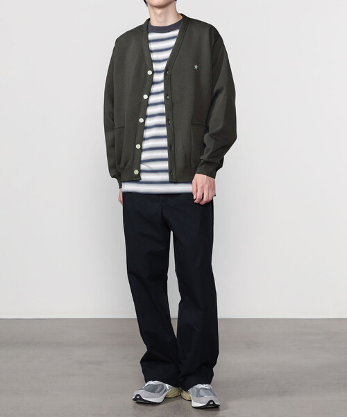 GYMPHLEX（ジムフレックス）の「Gymphlex | スウェット Vネックカーディガン MEN（カーディガン/ボレロ・メンズ・グレー/チャコール・L/M）」の13枚目の写真