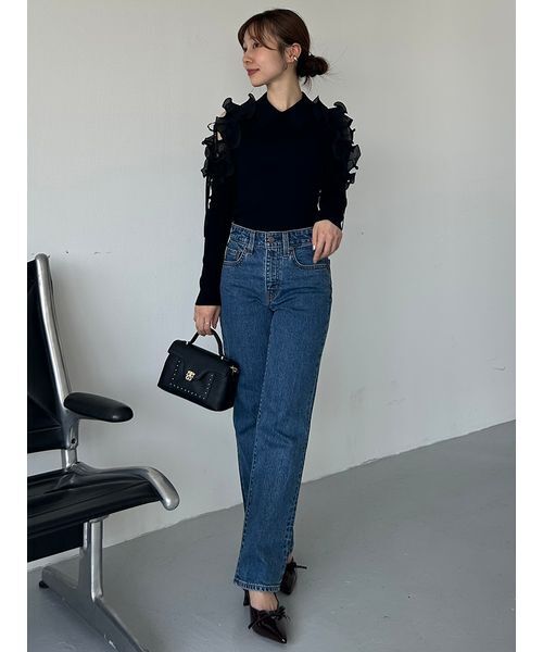 Levi's（リーバイス）の「【SNIDEL/Levi'sR】別注デニム(27インチ)（デニムパンツ・レディース・ブルー・23/24/25/26）」の2枚目の写真