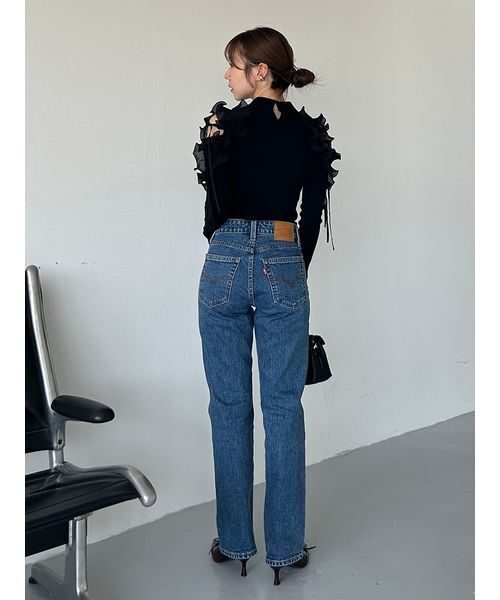 Levi's（リーバイス）の「【SNIDEL/Levi'sR】別注デニム(27インチ)（デニムパンツ・レディース・ブルー・23/24/25/26）」の4枚目の写真