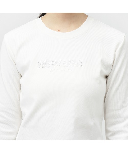 NEW ERA（ニューエラ）の「ニューエラ  WS LS SOLONA MINI TEE WHI（Tシャツ/カットソー・レディース・ホワイト・M/S）」の2枚目の写真