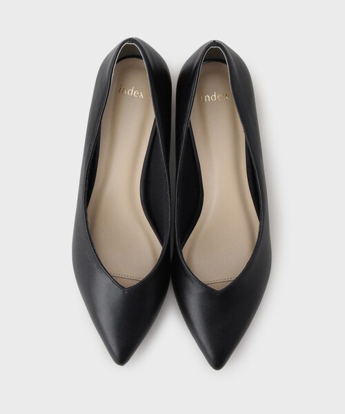 index(インデックス)の「【抗菌防臭】ビジュー付きヒールパンプス(パンプス・レディース・ブラック/ベージュ・02/01/03)」の7枚目の写真