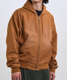【MAGASIN DE MODE Brew】ウォッシュ加工ダックZIPパーカー 320445 WINS
