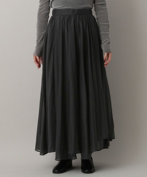 A part by（アパートバイ）の「イレヘムフレアスカート（スカート・レディース・ボルドー/アイボリー/ブラック/ブルー・MEDIUM/SMALL）」の22枚目の写真