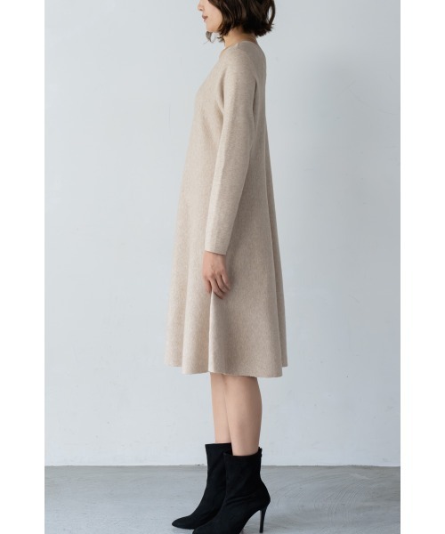 M.deux（エムドゥ）の「●2wayフレアニットワンピース●（ワンピース・レディース・ベージュ/グレー/ブラック・MEDIUM）」の10枚目の写真