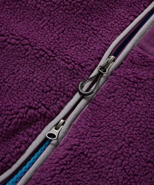 FIRST DOWN（ファーストダウン）の「ボアジャケット（ブルゾン・メンズ・ブラック/トップグレー/セージグリーン/オートミール/ネイビー/パープル・L/M/S/XL）」の15枚目の写真