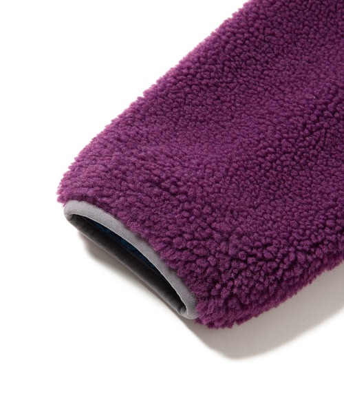 FIRST DOWN（ファーストダウン）の「ボアジャケット（ブルゾン・メンズ・ブラック/トップグレー/セージグリーン/オートミール/ネイビー/パープル・L/M/S/XL）」の17枚目の写真