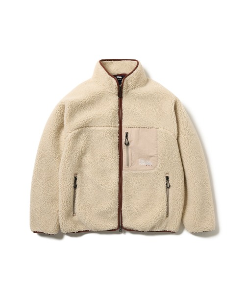 FIRST DOWN（ファーストダウン）の「ボアジャケット（ブルゾン・メンズ・ブラック/トップグレー/セージグリーン/オートミール/ネイビー/パープル・L/M/S/XL）」の18枚目の写真