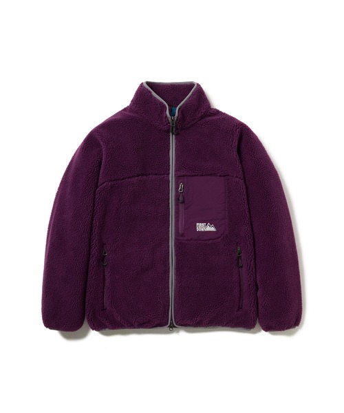 FIRST DOWN（ファーストダウン）の「ボアジャケット（ブルゾン・メンズ・ブラック/トップグレー/セージグリーン/オートミール/ネイビー/パープル・L/M/S/XL）」の10枚目の写真