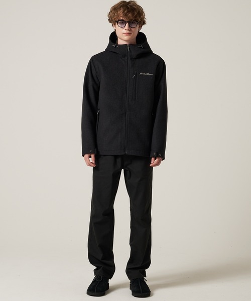 Eddie Bauer(エディーバウアー)の「ボンディング ウール ジップフーディ(ブルゾン・メンズ・ダークネイビー/チャコールグレー・XXL/XL/L/M/S)」の3枚目の写真