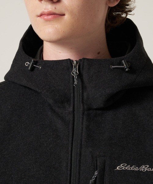 Eddie Bauer(エディーバウアー)の「ボンディング ウール ジップフーディ(ブルゾン・メンズ・ダークネイビー/チャコールグレー・XXL/XL/L/M/S)」の11枚目の写真