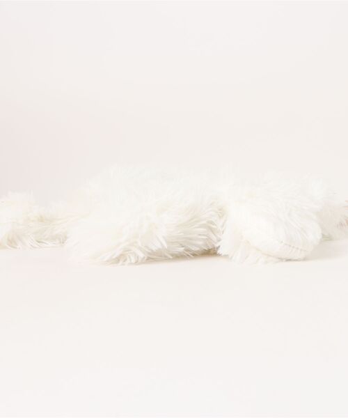 Never mind the XU / Chikashitsu+（ネバーマインド ザ エックスユー / チカシツプラス）の「【Nerd out XU】arm and legs fur bag / 【ナードアウトエックスユー】アームアンドレッグファーバッグ <着用動画あり>（ショルダーバッグ・メンズ・ホワイト・ONE SIZE）」の3枚目の写真