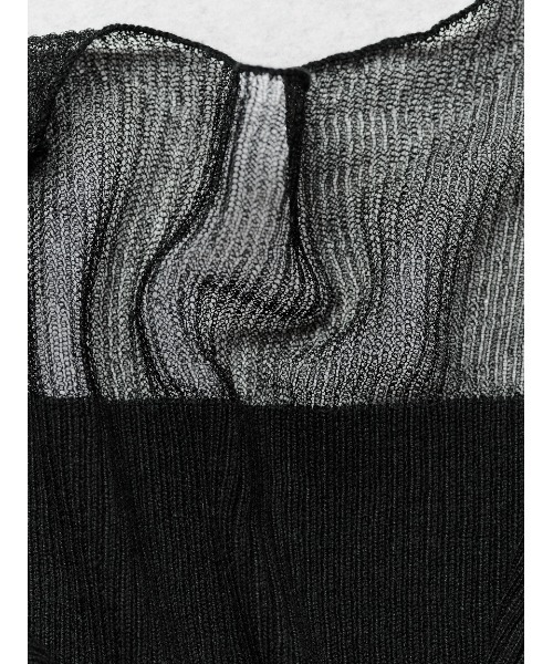 Stylevoice for xxx(スタイルヴォイスフォー)の「<maronさんコラボ>アシンメトリーシアードッキングニットカーディガン(カーディガン/ボレロ・レディース・ブラウン/グレー/ブラック・F)」の4枚目の写真