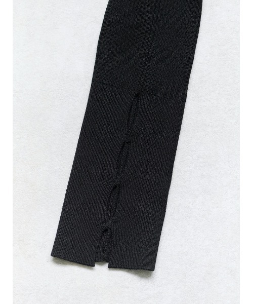 Stylevoice for xxx(スタイルヴォイスフォー)の「<maronさんコラボ>アシンメトリーシアードッキングニットカーディガン(カーディガン/ボレロ・レディース・ブラウン/グレー/ブラック・F)」の7枚目の写真