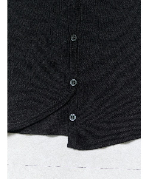 Stylevoice for xxx(スタイルヴォイスフォー)の「<maronさんコラボ>アシンメトリーシアードッキングニットカーディガン(カーディガン/ボレロ・レディース・ブラウン/グレー/ブラック・F)」の6枚目の写真