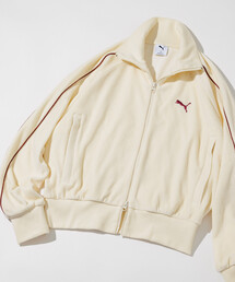 PUMA ベージュ ジャージ Mサイズ プーマ レディース トラックジャケット ジャージジャケット 長袖